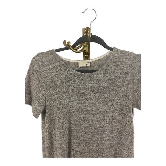 Aritzia Wilfred Free Lorelei T Shirt Dress Jersey Knit Short Sleeve Gray Size S - Picture 5 of 13